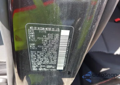 2016 Nissan Juke S из США, поврежденный, VIN JN8AF5MV7GT652634